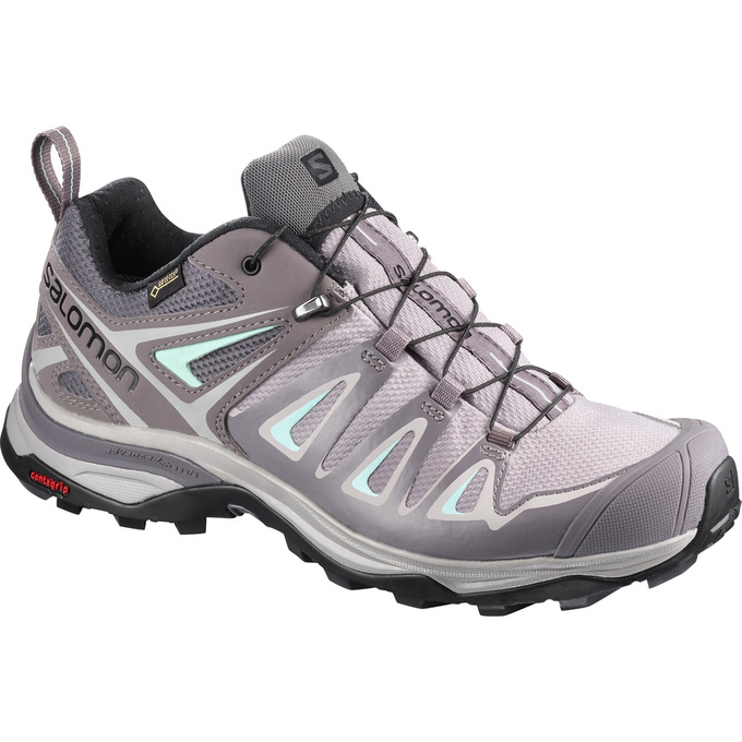 Salomon X ULTRA 3 GTX® W Zapatillas Trekking Mujer - Burdeos / Negras - Colombia (79031-TXVS)